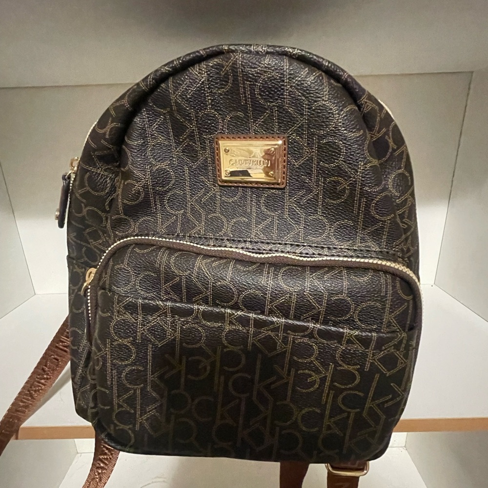 Calvin Klein double strap backpack
